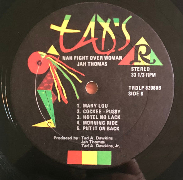 Jah Thomas : Nah Fight Over Woman (LP, Album)