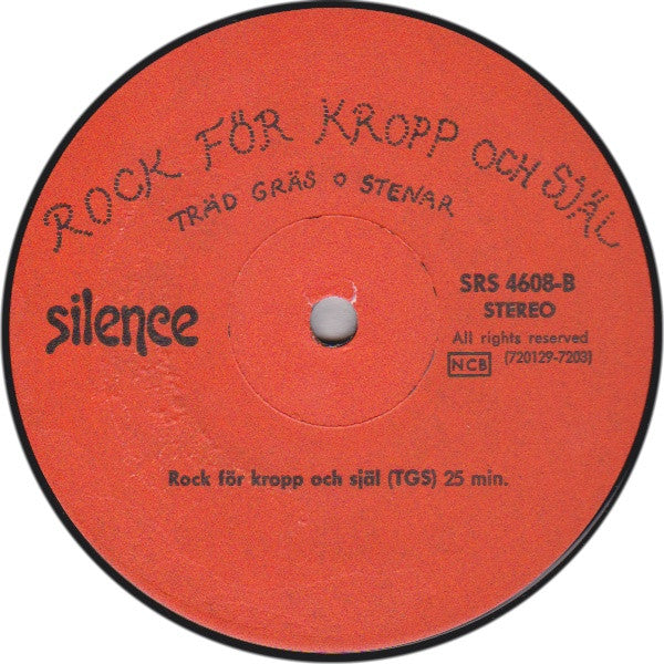 Träd, Gräs Och Stenar ~ Rock För Kropp Och Själ (Vinyl) - Djungel & Jazz