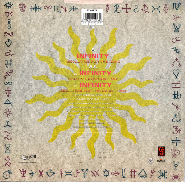 Guru Josh ~ Infinity (1990's...Time For The Guru) (Vinyl) - Djungel & Jazz