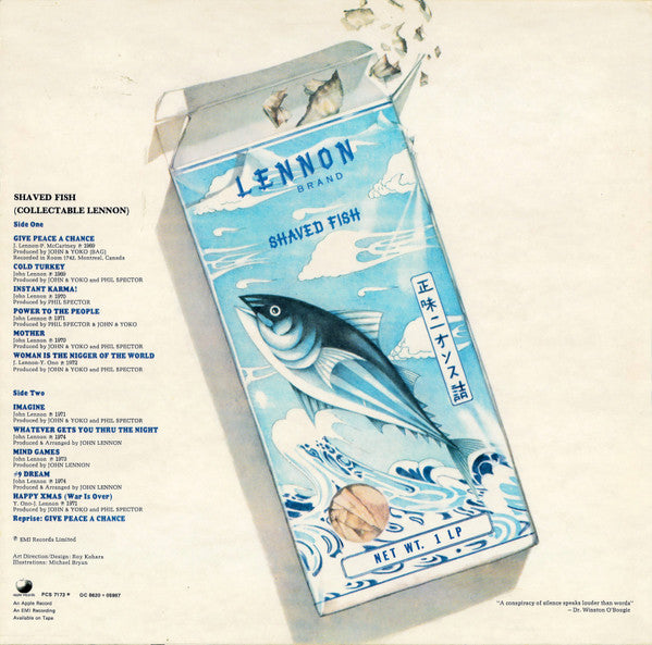 Lennon*, Plastic Ono Band* : Shaved Fish (LP, Album, Comp, '-1)