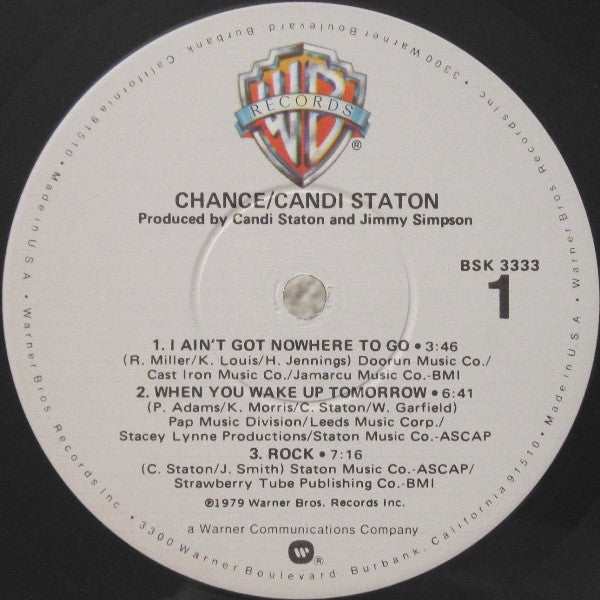 Candi Staton ~ Chance (Vinyl) - Djungel & Jazz