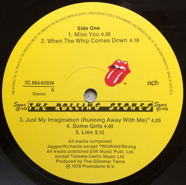 The Rolling Stones : Some Girls (LP, Album, 1st)