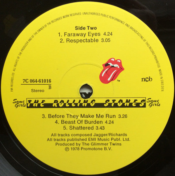 The Rolling Stones : Some Girls (LP, Album, 1st)