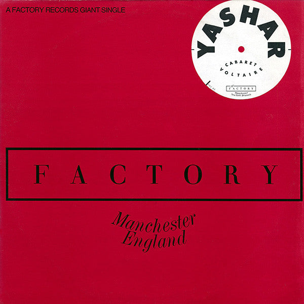 Cabaret Voltaire : Yashar (12", Single)