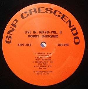 Bobby Enriquez ~ Live In Tokyo Volume II (Vinyl) - Djungel & Jazz