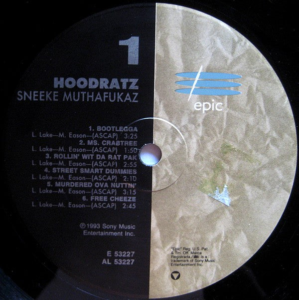 Hoodratz ~ Sneeke Muthafukaz (Vinyl) - Djungel & Jazz