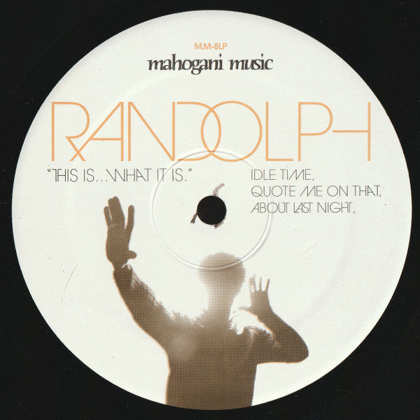 Paul Randolph : This Is... What It Is (LP, Album)