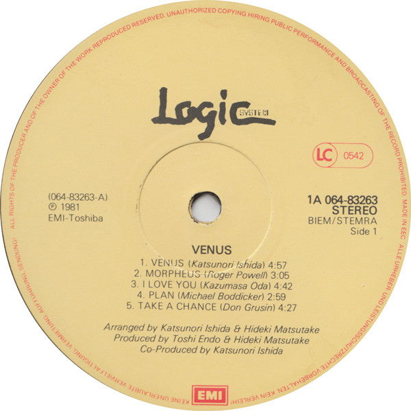 Logic System ~ Venus (Vinyl) - Djungel & Jazz