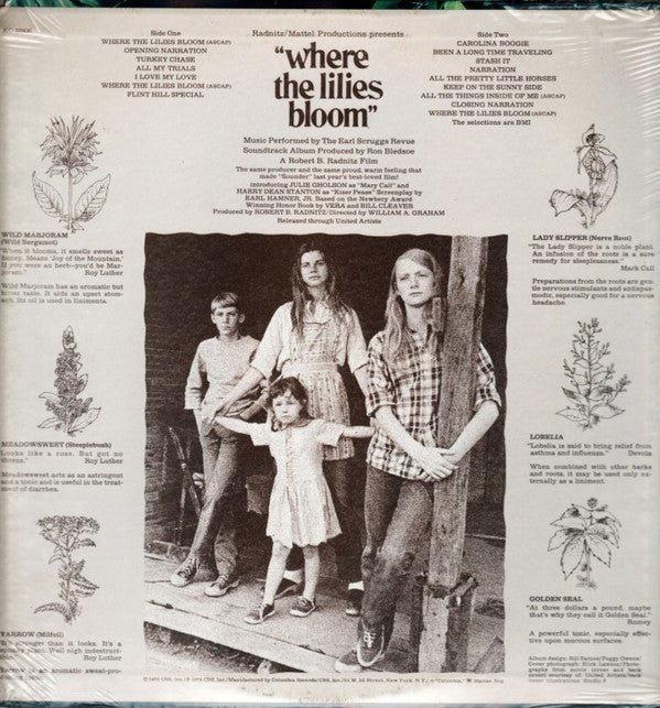 Earl Scruggs Revue ~ Where The Lilies Bloom (The Original Soundtrack Recording) (Vinyl) - Djungel & Jazz