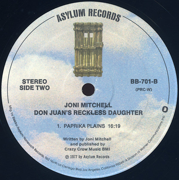 Joni Mitchell ~ Don Juan's Reckless Daughter (Vinyl) - Djungel & Jazz