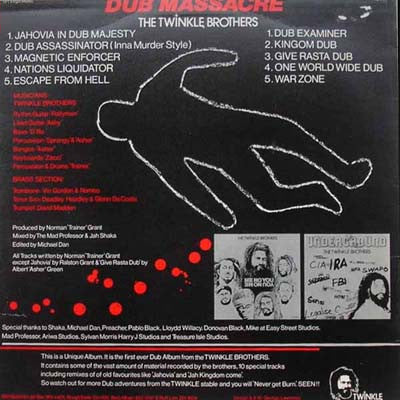 Twinkle Brothers : Dub Massacre - Inna Murder Style (LP, Album)