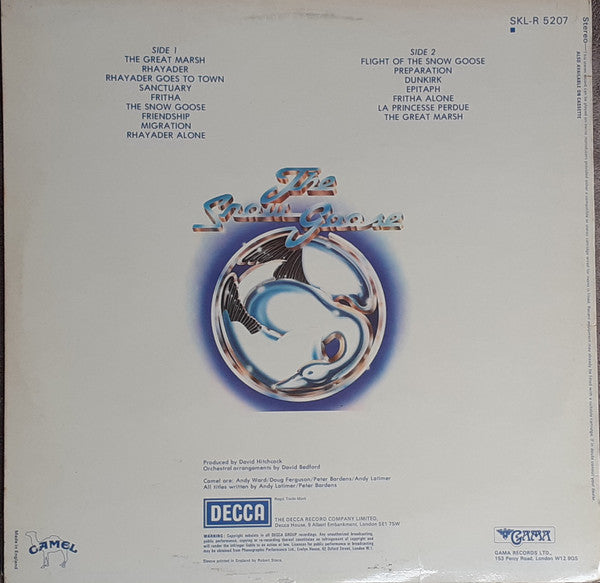 Camel ~ The Snow Goose (Vinyl) - Djungel & Jazz
