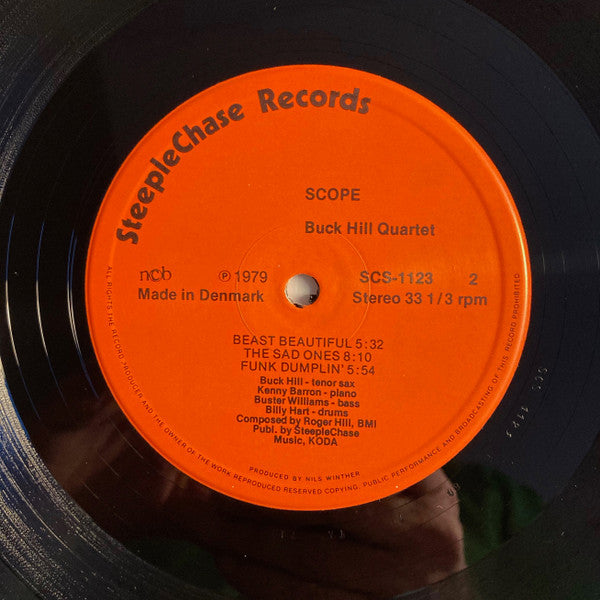 Buck Hill Quartet ~ Scope (Vinyl) - Djungel & Jazz