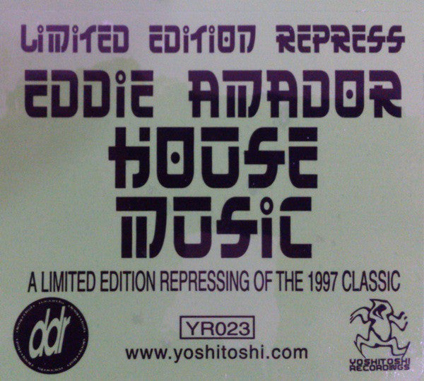 Eddie Amador : House Music (12", Ltd, RP)