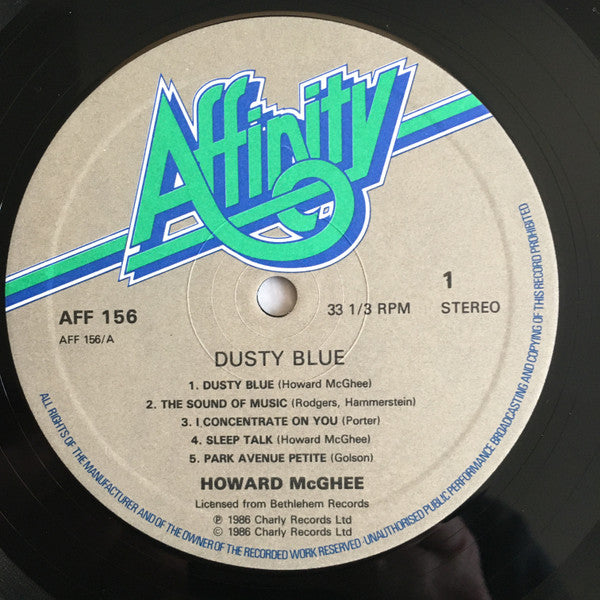 Howard McGhee : Dusty Blue (LP, Album, RE)