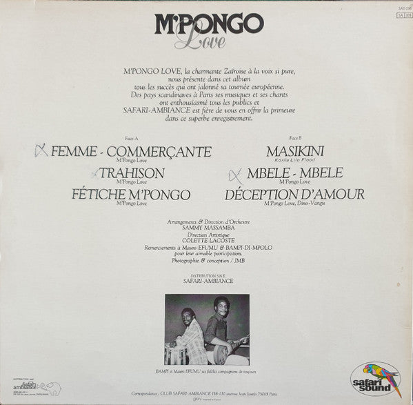 M'Pongo Love ~ M'Pongo Love (Vinyl) - Djungel & Jazz