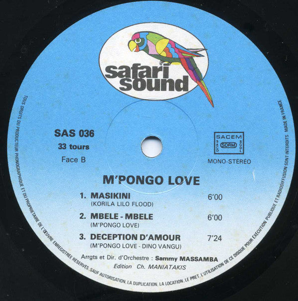 M'Pongo Love ~ M'Pongo Love (Vinyl) - Djungel & Jazz