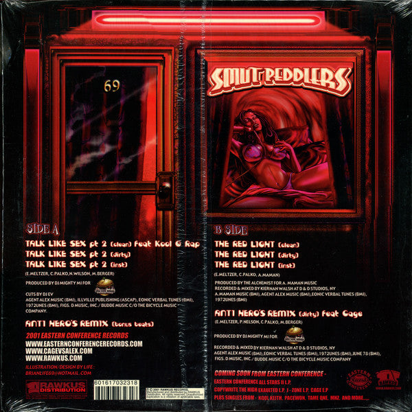 Smut Peddlers Featuring Kool G Rap ~ Talk Like Sex Pt. 2 (Vinyl) - Djungel & Jazz