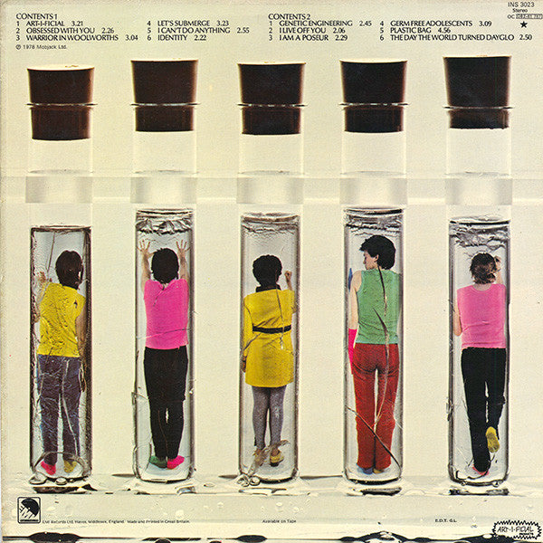 X-Ray Spex : Germfree Adolescents (LP, Album)