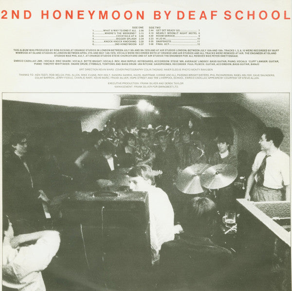 Deaf School ~ 2nd Honeymoon (Vinyl) - Djungel & Jazz