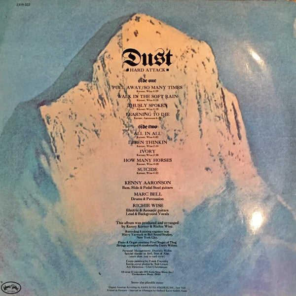 Dust (12) : Hard Attack (LP, Album)