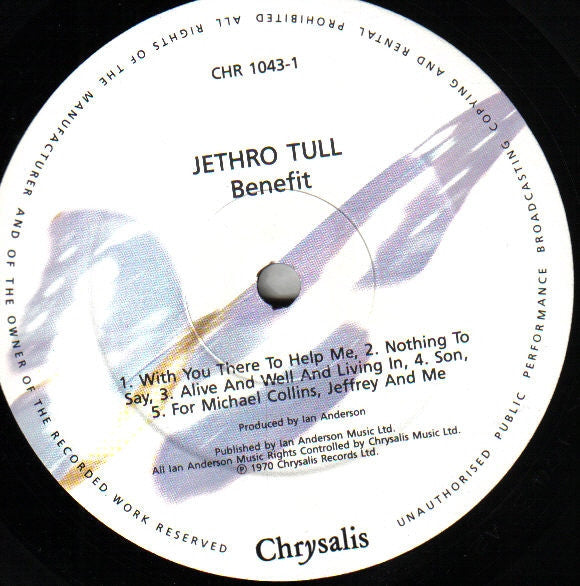 Jethro Tull : Benefit (LP, Album, RE)