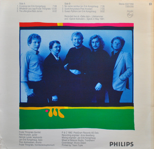 Frode Thingnæs Quintet : Queen Python (LP, Album)