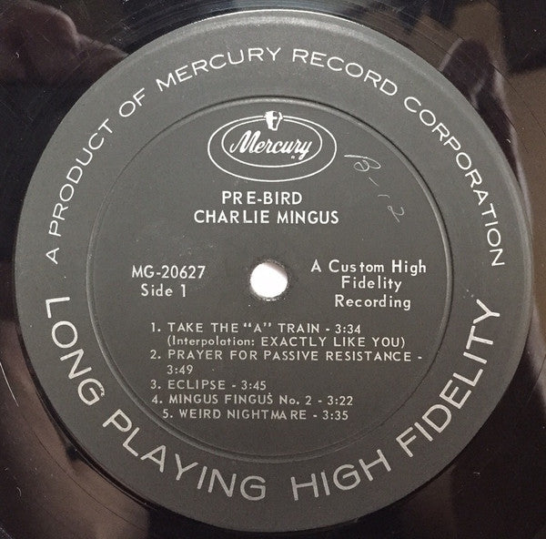 Charles Mingus ~ Pre-Bird (Vinyl) - Djungel & Jazz