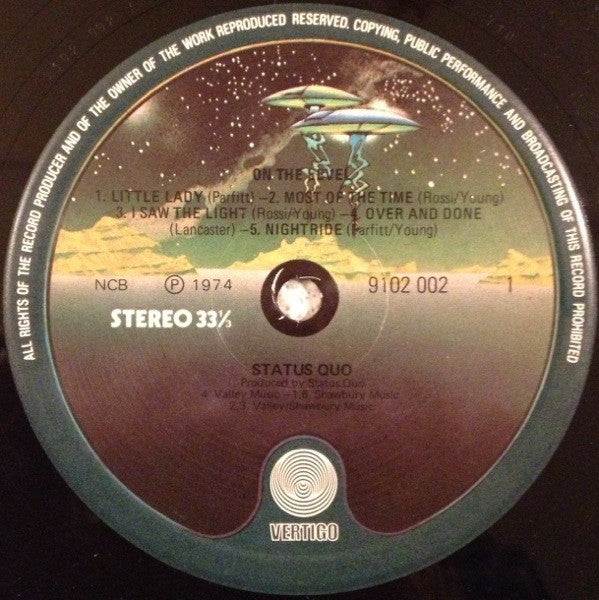 Status Quo ~ On The Level (Vinyl) - Djungel & Jazz