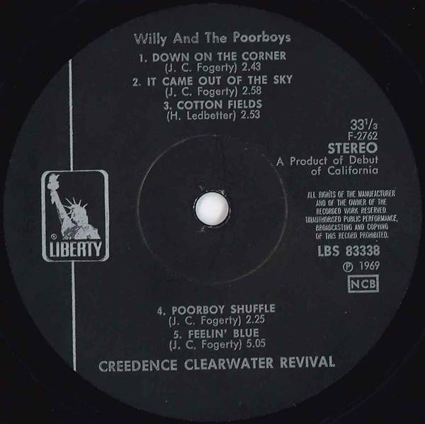 Creedence Clearwater Revival ~ Willy And The Poor Boys (Vinyl) - Djungel & Jazz