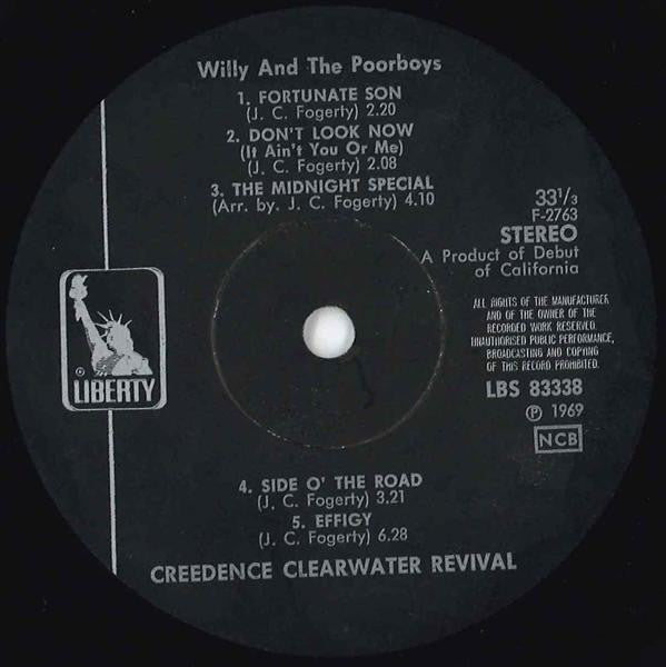 Creedence Clearwater Revival ~ Willy And The Poor Boys (Vinyl) - Djungel & Jazz