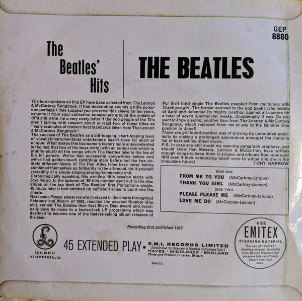 The Beatles ~ The Beatles' Hits (Vinyl) - Djungel & Jazz