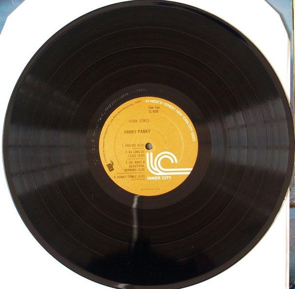 Hank Jones ~ Hanky Panky (Vinyl) - Djungel & Jazz