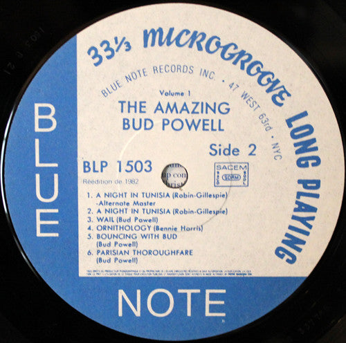 Bud Powell ~ The Amazing Bud Powell, Volume 1 (Vinyl) - Djungel & Jazz