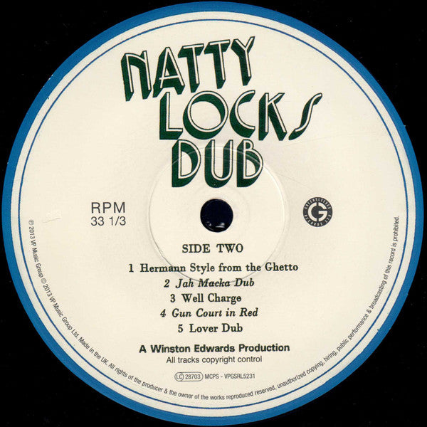 Winston Edwards ~ Natty Locks Dub (Vinyl) - Djungel & Jazz