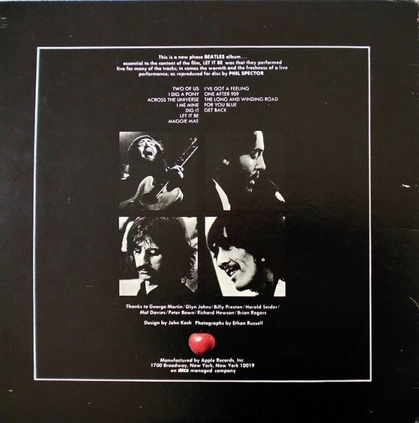 The Beatles ~ Let It Be (Vinyl) - Djungel & Jazz