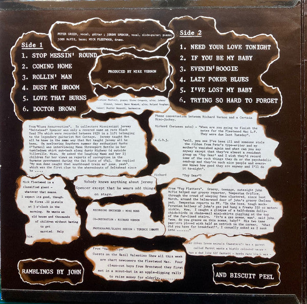 Fleetwood Mac : Mr. Wonderful (LP, Album, Gat)
