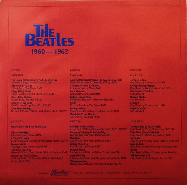 The Beatles ~ 1960 - 1962 (Vinyl) - Djungel & Jazz