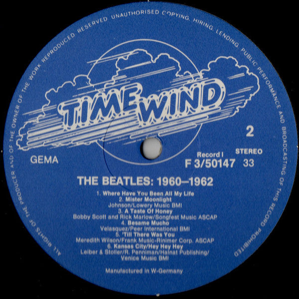 The Beatles ~ 1960 - 1962 (Vinyl) - Djungel & Jazz