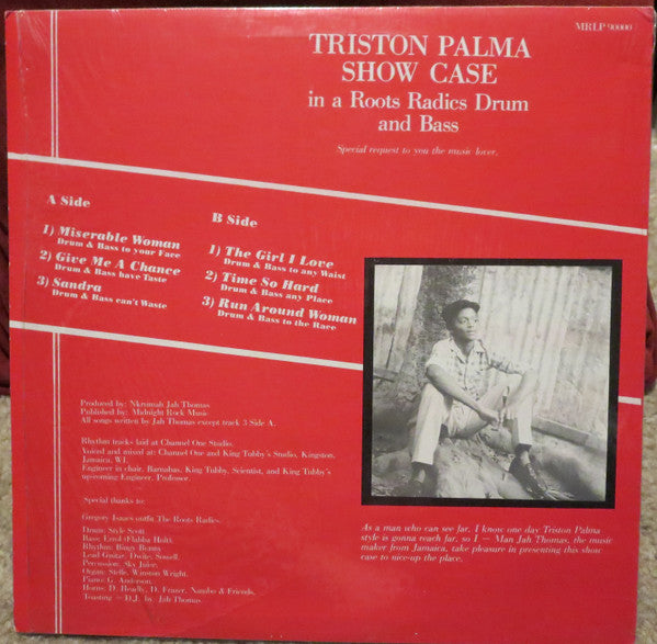 Tristan Palmer : Show Case (In A Roots Radics Drum And Bass) (LP, Album)