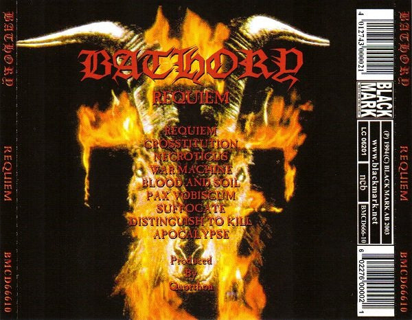 Bathory ~ Requiem (Vinyl) - Djungel & Jazz