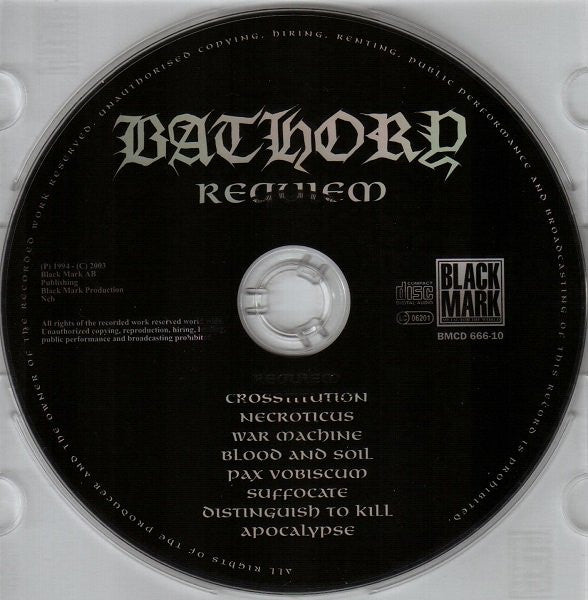 Bathory ~ Requiem (Vinyl) - Djungel & Jazz