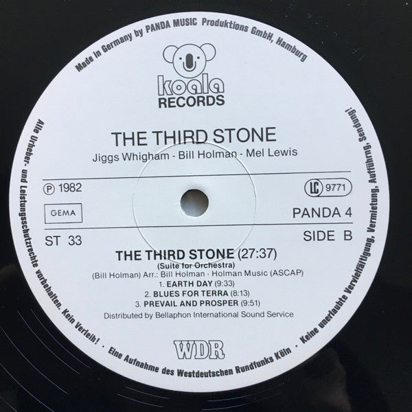 Jiggs Whigham, Bill Holman, Mel Lewis, WDR Big Band And Strings ~ The Third Stone (Vinyl) - Djungel & Jazz