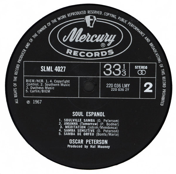 Oscar Peterson : Soul Español (LP, Album)