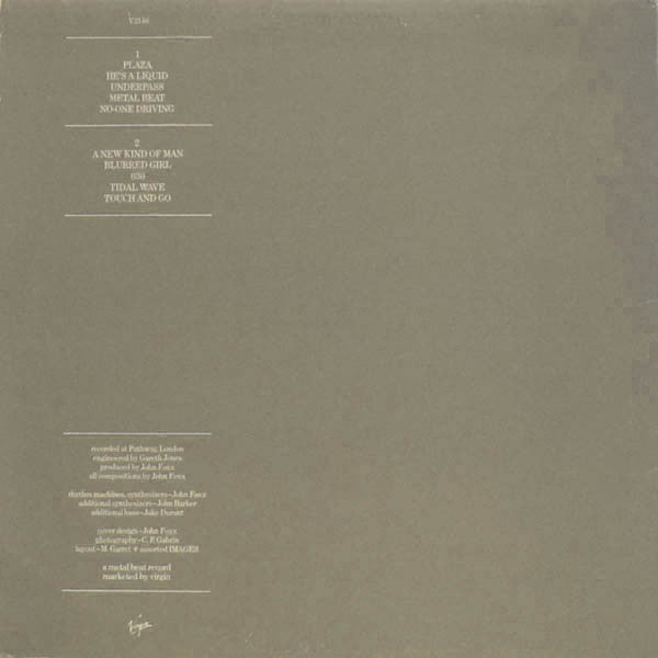 John Foxx ~ Metamatic (Vinyl) - Djungel & Jazz