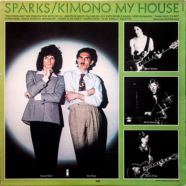 Sparks ~ Kimono My House (Vinyl) - Djungel & Jazz