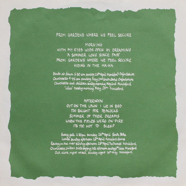 Virginia Astley ~ From Gardens Where We Feel Secure (Vinyl) - Djungel & Jazz