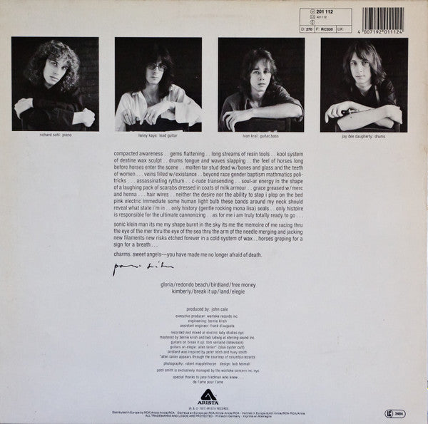 Patti Smith ~ Horses (Vinyl) - Djungel & Jazz