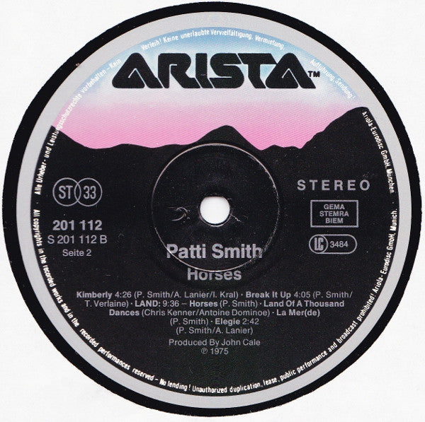 Patti Smith ~ Horses (Vinyl) - Djungel & Jazz
