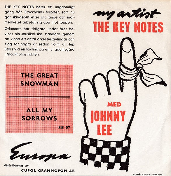 The Key Notes  ~ The Great Snowman / All My Sorrows (Vinyl) - Djungel & Jazz